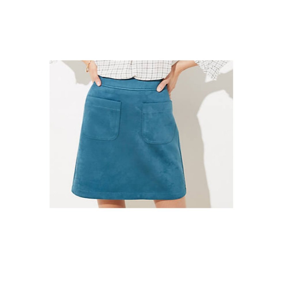 Loft suede skirt